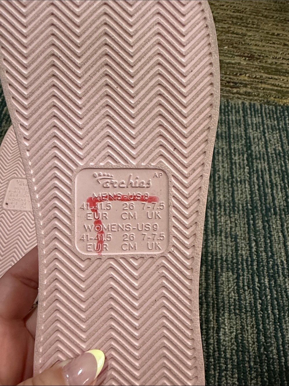 Archie’s pink flip flop sandal 9 - Picture 5 of 5